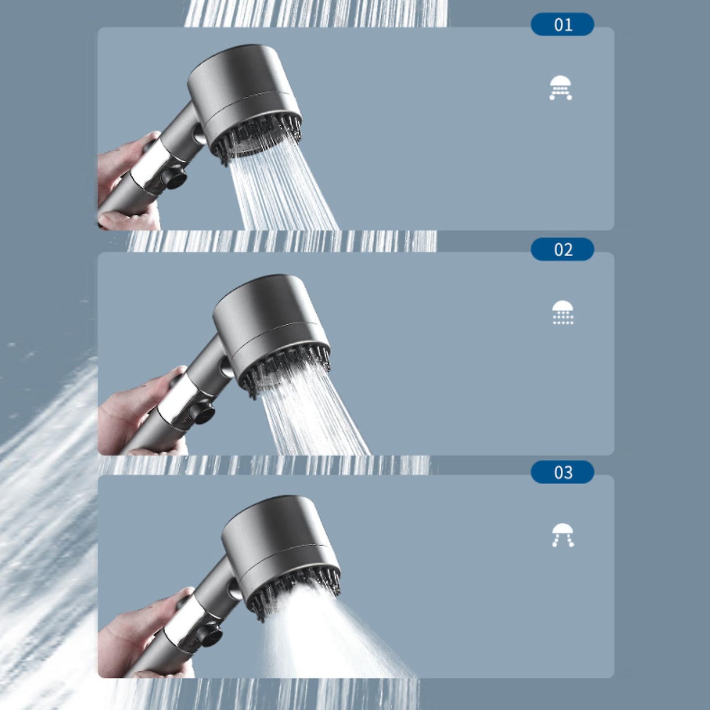 ΔΥΟ SPA Shower Head & EXTRA ΔΩΡΟ ΔΥΟ Ανταλλακτικά