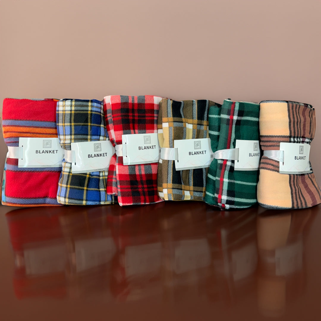 🎁 Κουβέρτα Fleece - Τυχαία επιλογή χρώματος (100% off)