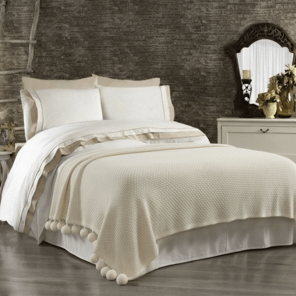 Πλεκτή Κουβέρτα Υπέρδιπλη 220x240