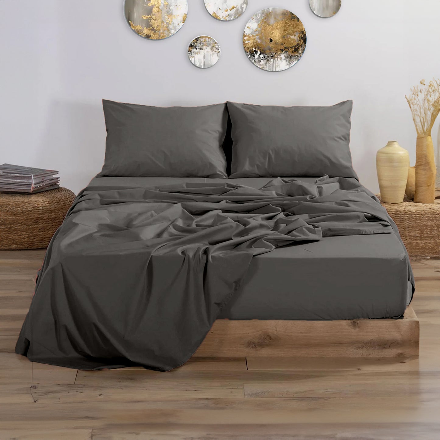 Luxury Bedding Set 100% Βαμβακερά – 4 Τεμαχίων