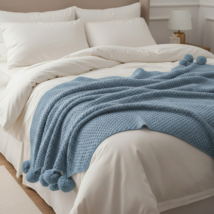 Πλεκτή Κουβέρτα Υπέρδιπλη 220x240