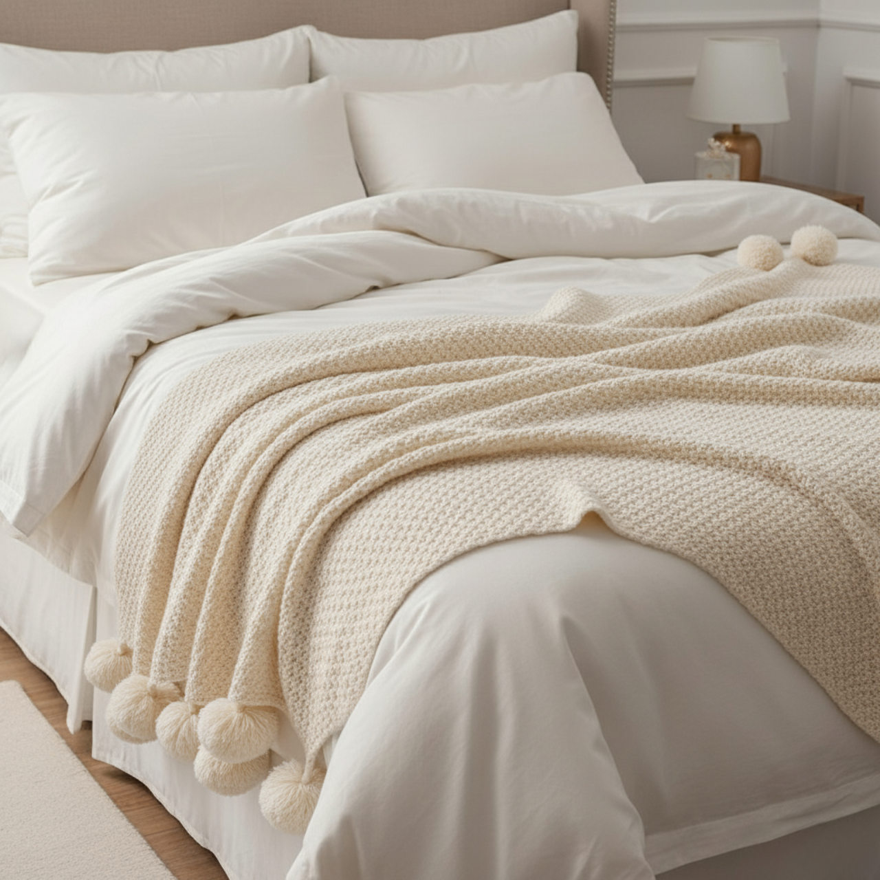 Πλεκτή Κουβέρτα Υπέρδιπλη 220x240