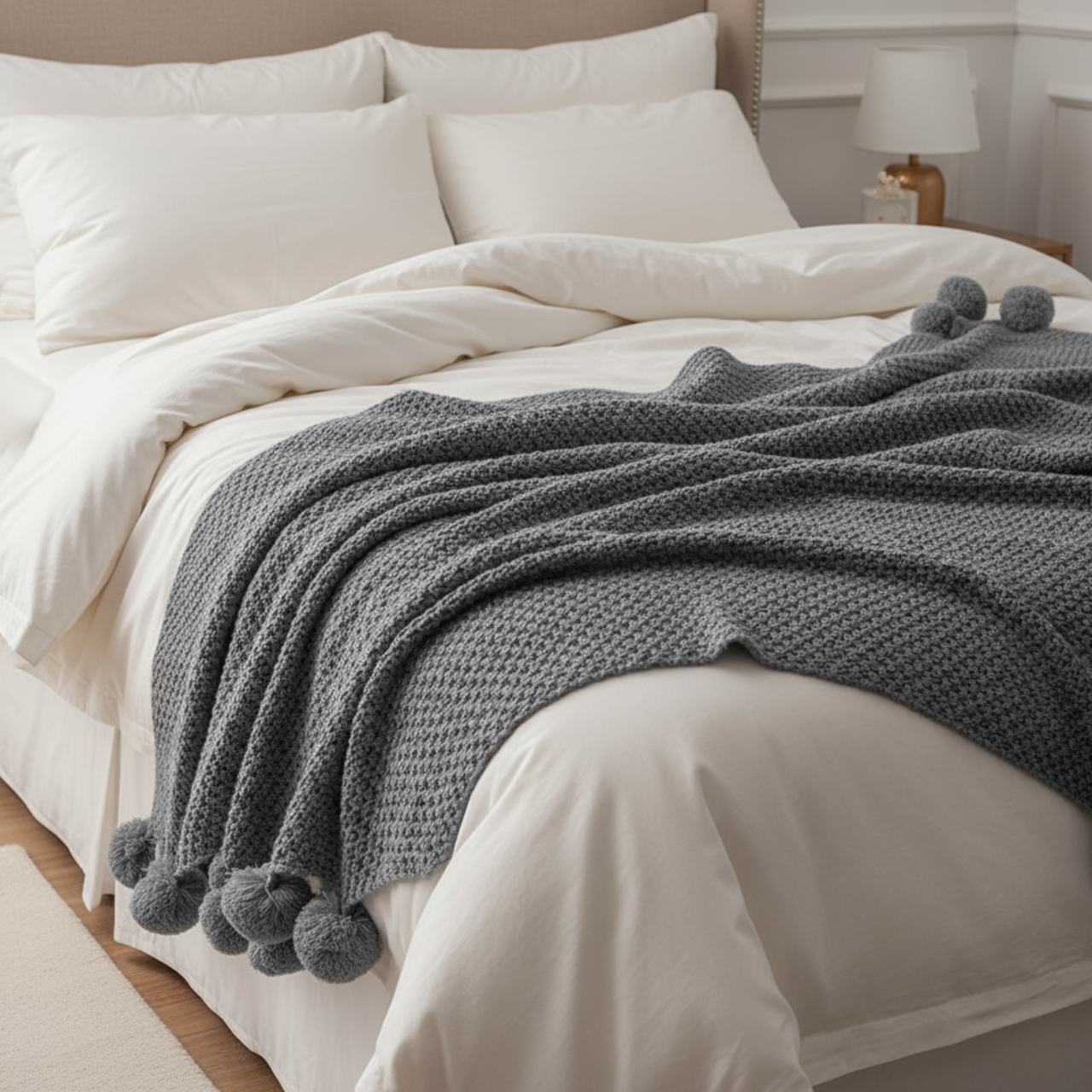 Πλεκτή Κουβέρτα Υπέρδιπλη 220x240